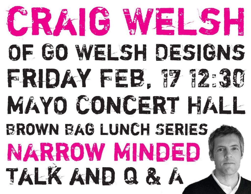 craig welsh event poster