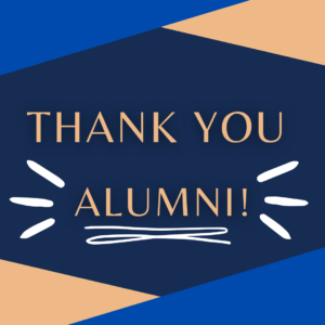 thank you alumni! graphic