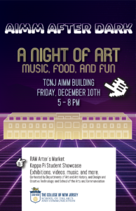 a night of art event poster